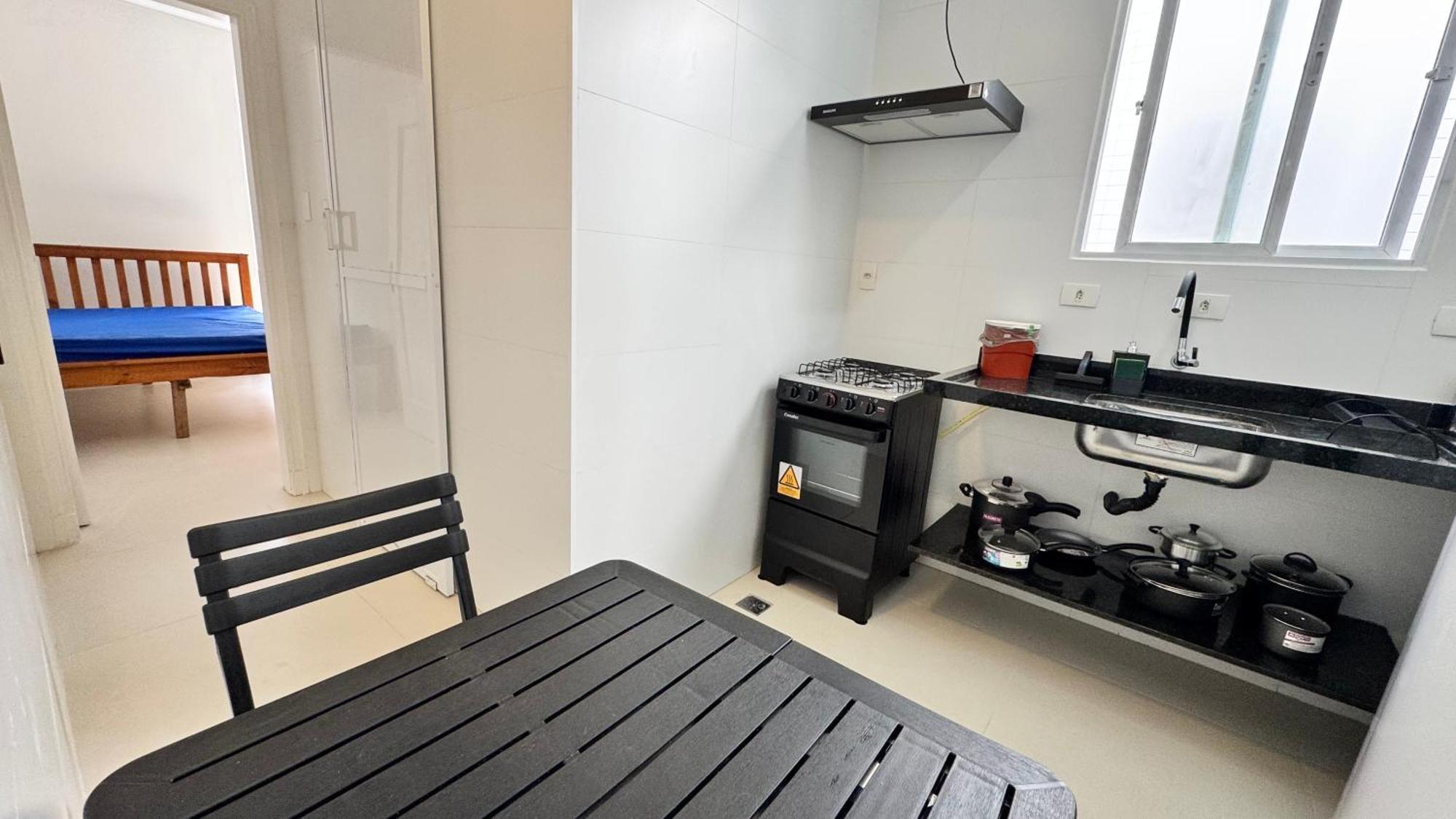 Studio 909 Pitangueiras - Edificio Bandeirantes - Com Estacionamento Incluido Guarujá Eksteriør billede